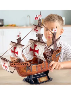 204-delige 3D-puzzel "Bateau Santa Maria" - vanaf 8 jaar