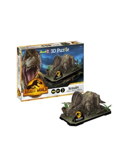 45-delige 3D-puzzel "Jurassic World Dominion - Triceratops" - vanaf 10 jaar