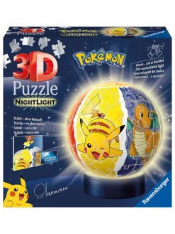 72-delige 3D-puzzel "Nachtlicht Pokémon" - vanaf 6 jaar