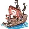 22-delige 3D-puzzel "Piratenschip" - vanaf 5 jaar