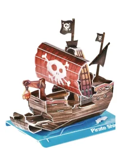 22-delige 3D-puzzel "Piratenschip" - vanaf 5 jaar