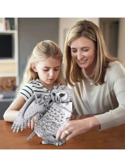 32-delige 3D-puzzel "Sneeuwuil" - vanaf 8 jaar