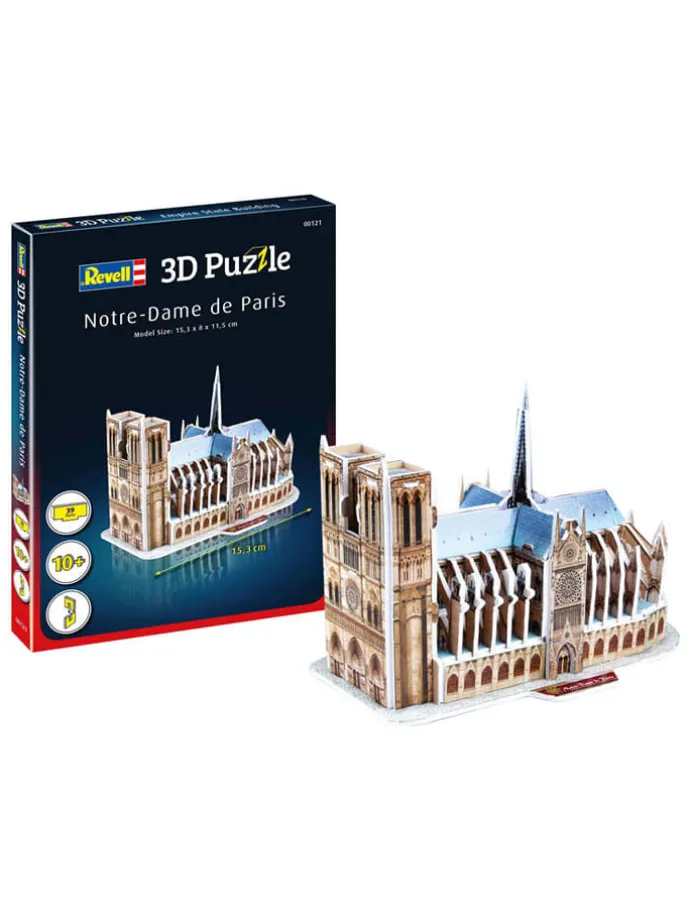 39-delige 3D-puzzels "Notre-Dame de Paris" - vanaf 10 jaar