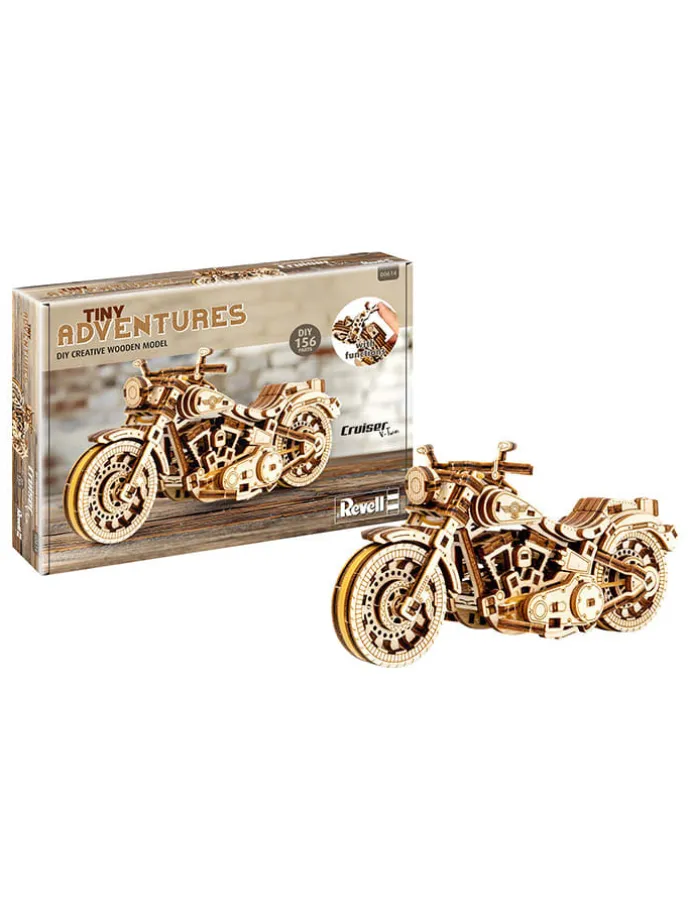 168-delige 3D-puzzel "Tiny Adventures - Cruiser V-Twin" - vanaf 12 jaar
