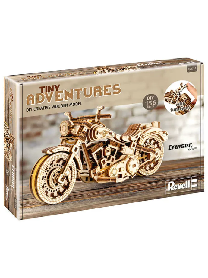 168-delige 3D-puzzel "Tiny Adventures - Cruiser V-Twin" - vanaf 12 jaar