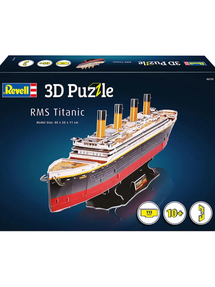113-delige 3D-puzzel "Titanic" - vanaf 10 jaar