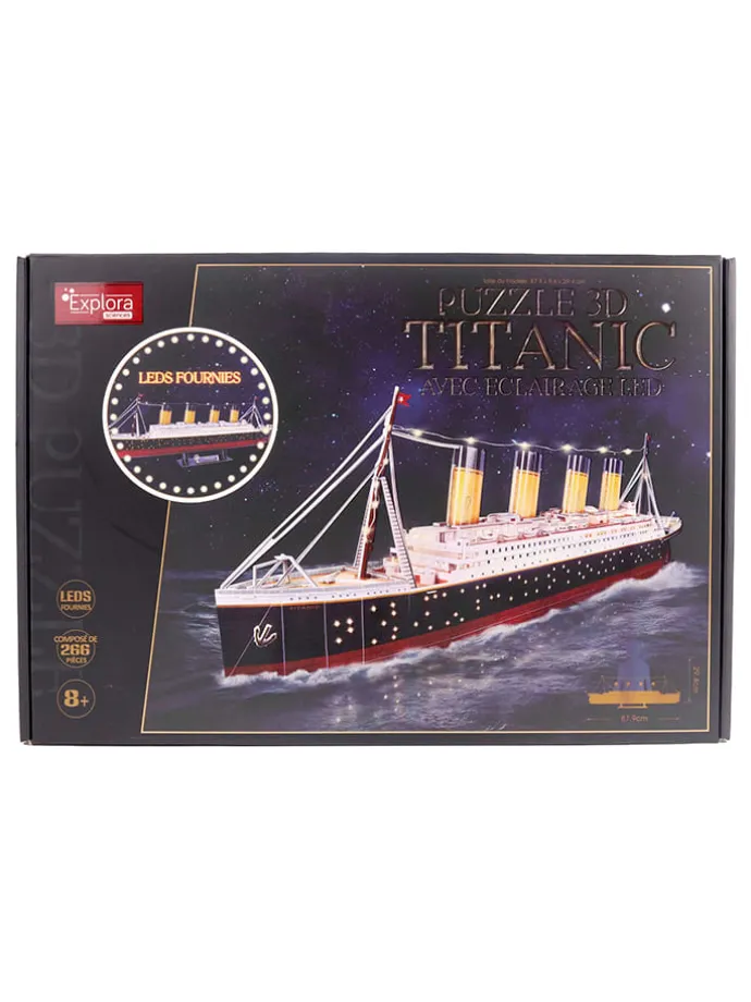 266-delige 3D-puzzel "Titanic" - vanaf 8 jaar