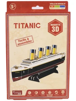 22-delige 3D-puzzel "Titanic" - vanaf 5 jaar
