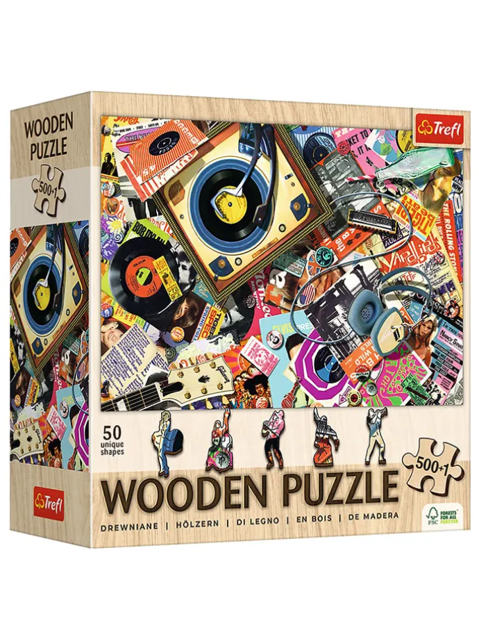 501-delige houten puzzel "De Wereld van de Muziek" - vanaf 12 jaar