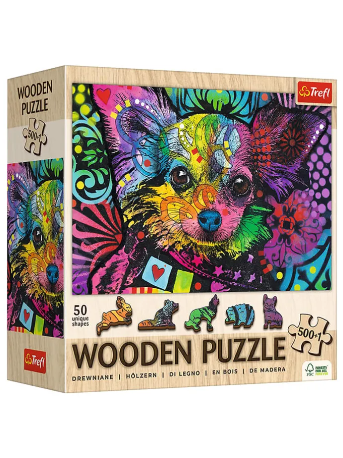 501-delige houten puzzel "Kleurige Welp" - vanaf 12 jaar