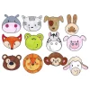 12-delige houten stempelset "Dierenvrienden" - vanaf 3 jaar