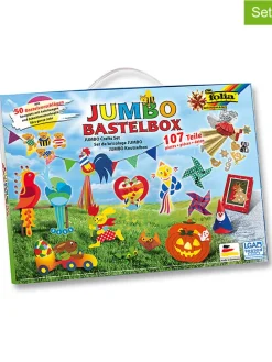 107-delige knutselkoffer "Jumbo" meerkleurig