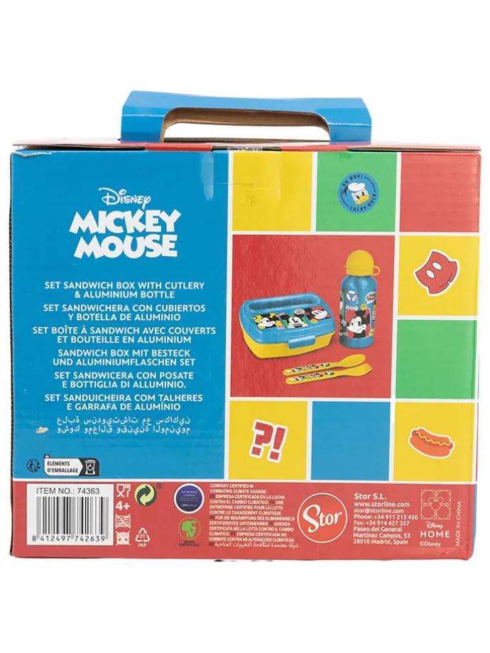5-delige lunchset "Mickey Mouse"