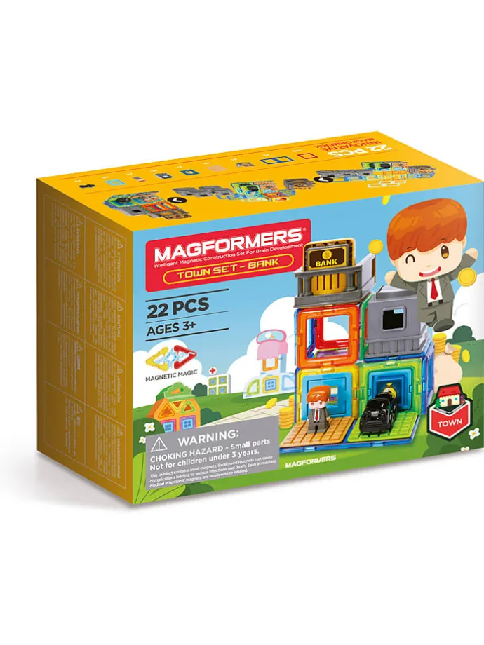 22-delige magneetspeelset "Magformers Town" - 3 jaar
