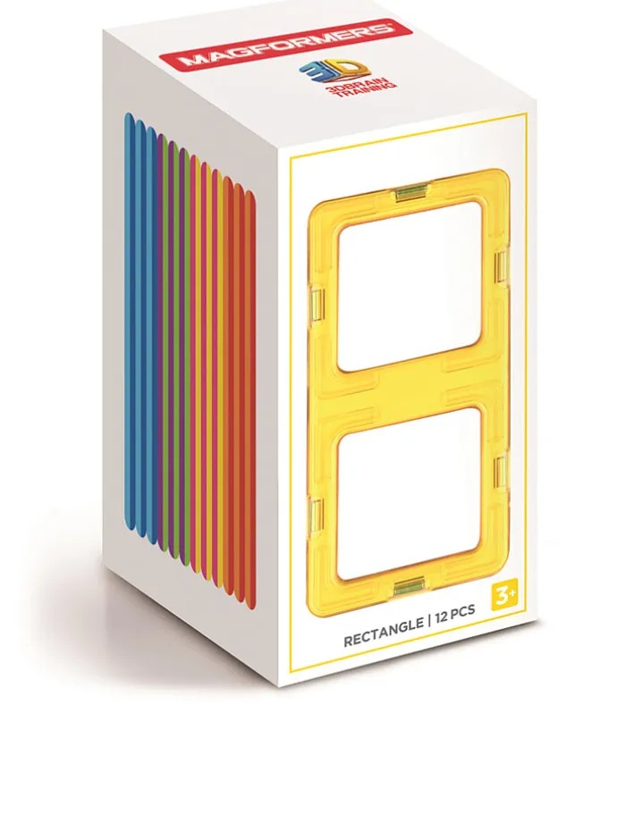 12-delige magneetspeelset "Rectangle" - vanaf 3 jaar