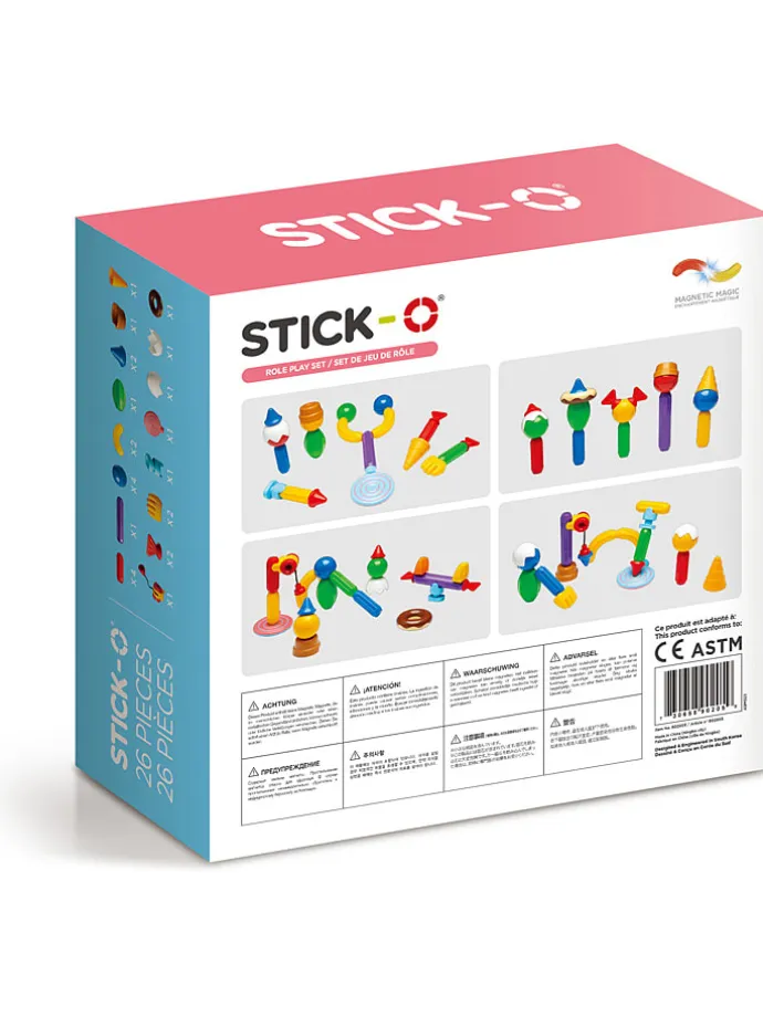 26-delige magneetspeelset "STICK-O Role Play" - 18 maanden