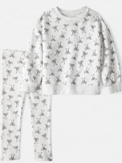 2-delige outfit antraciet/grijs
