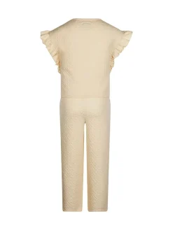 2-delige outfit beige
