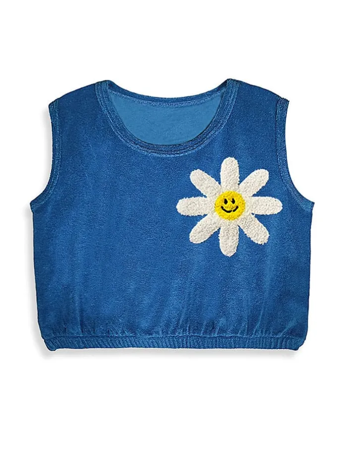 2-delige outfit blauw