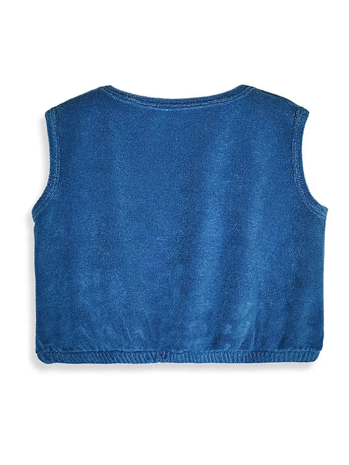 2-delige outfit blauw