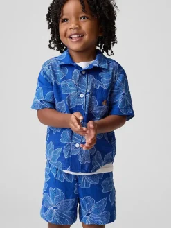 2-delige outfit blauw