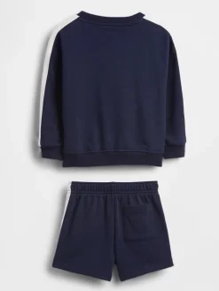 2-delige outfit donkerblauw
