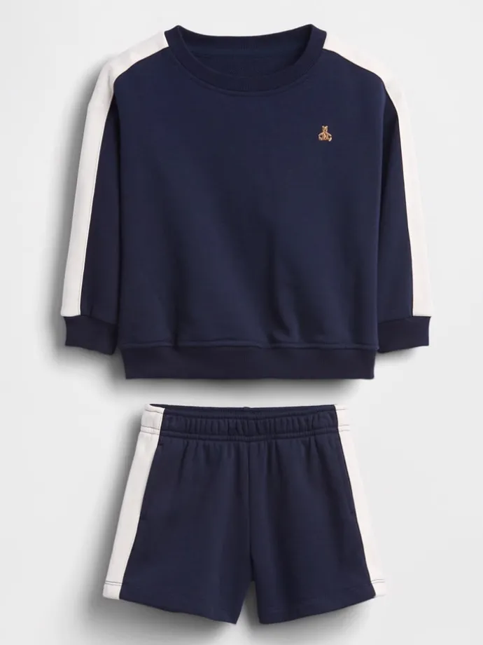 2-delige outfit donkerblauw