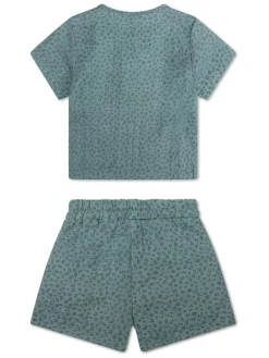 2-delige outfit "Green Leopard" groen