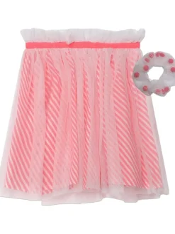 2-delige outfit lichtroze/wit