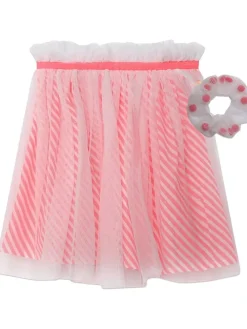 2-delige outfit lichtroze/wit