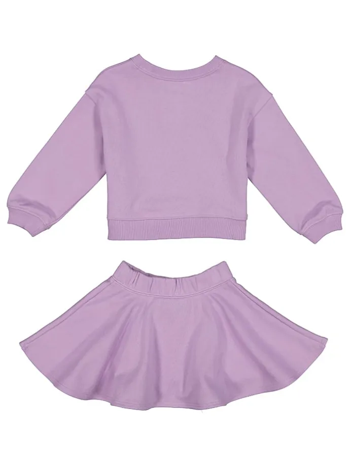 2-delige outfit paars