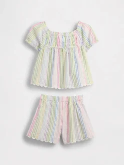 2-delige outfit wit