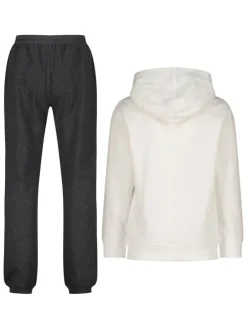 2-delige outfit wit/zwart