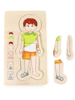 28-delige puzzel "Anatomie Jongen" - vanaf 4 jaar