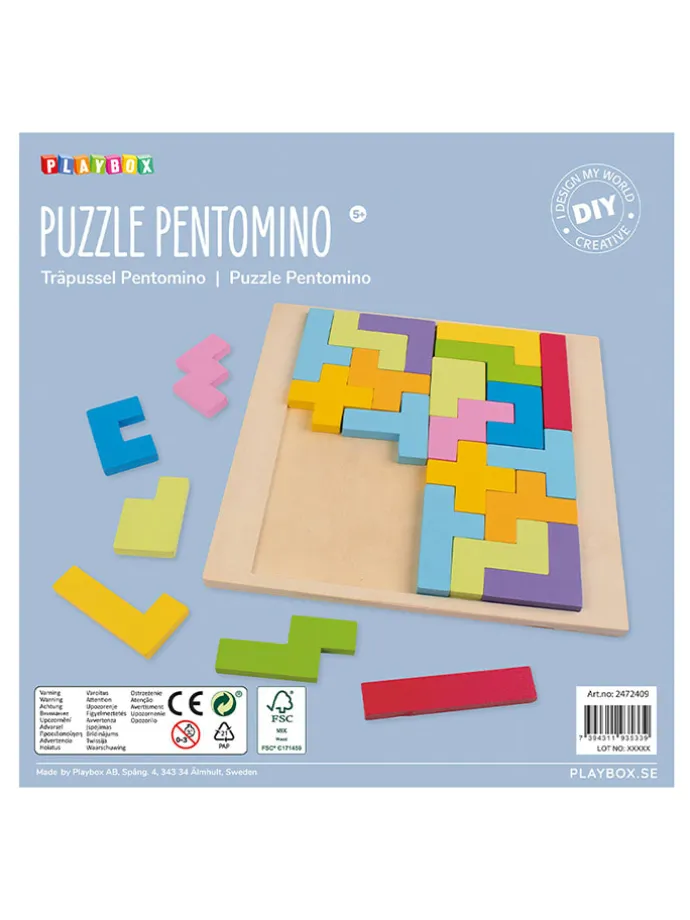12-delige puzzel "Pentomino" - vanaf 5 jaar