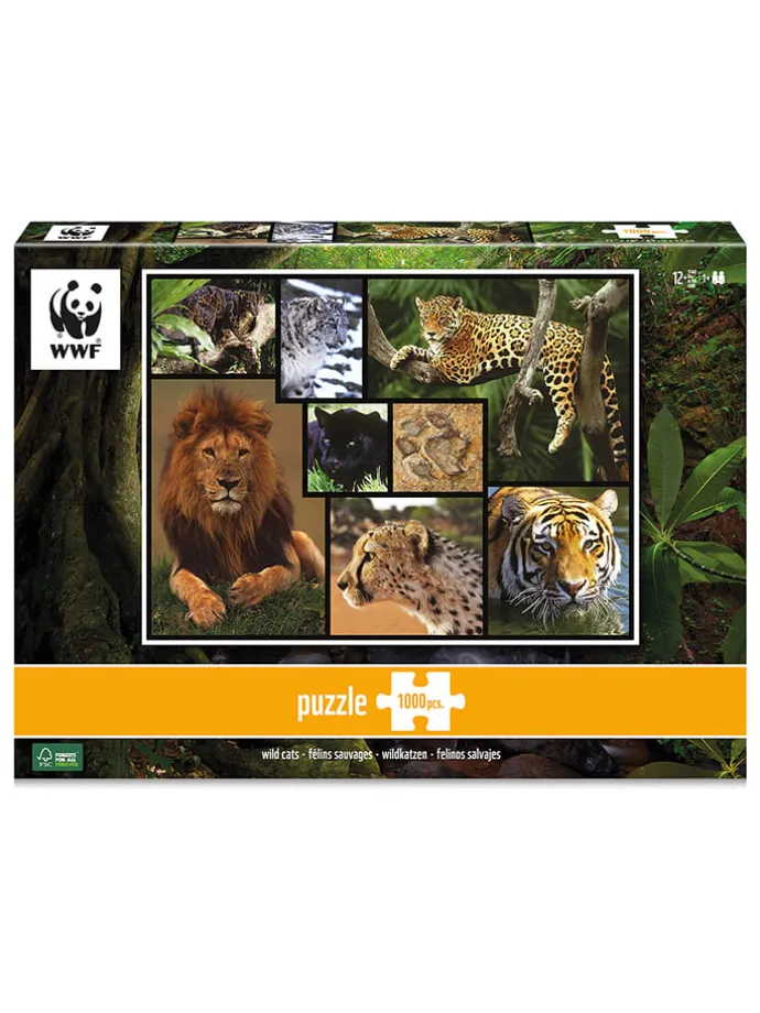 1.000-delige puzzel "Wilde katten" - vanaf 12 jaar