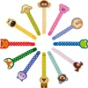 12-delige set: bladwijzers "Grappige Vrienden" meerkleurig - (L)11 cm