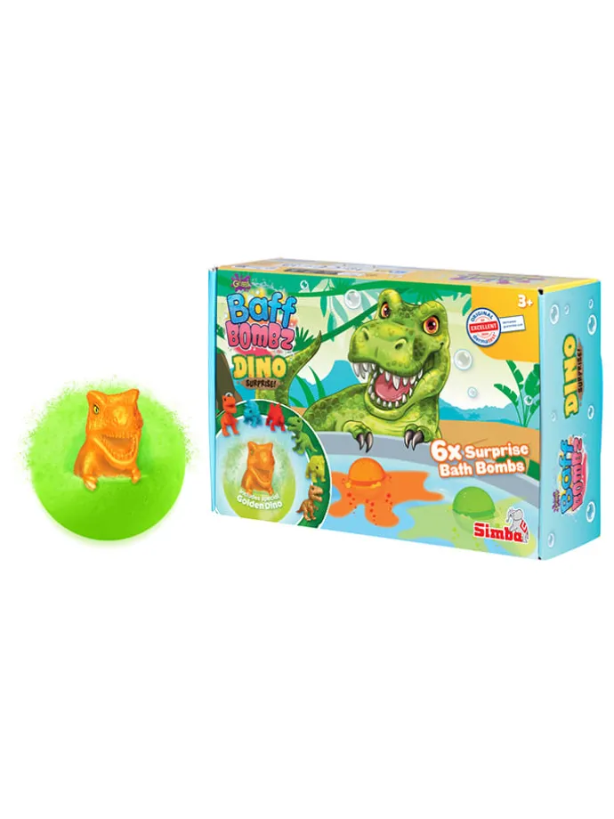 6-delige set: bruisballen "Dino" - vanaf 3 jaar (verrassingsproduct)