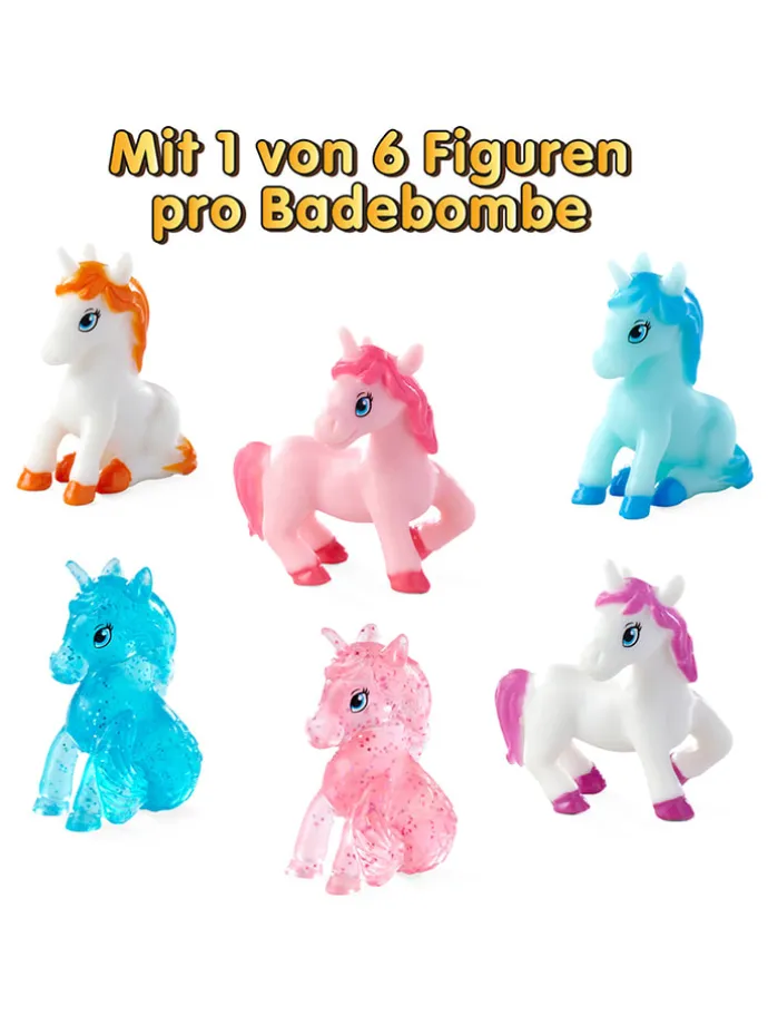 6-delige set: bruisballen "Unicorn" - vanaf 3 jaar (verrassingsproduct)