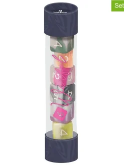 6-delige set: dobbelstenen meerkleurig - (B)1,5 x (H)1,5 x (D)1,5 cm
