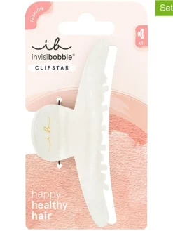 2-delige set: haarklemmen "Clipstar L" crème