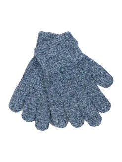 3-delige set: handschoenen lichtbruin/blauw/groen