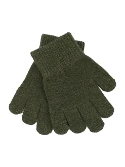 3-delige set: handschoenen lichtbruin/blauw/groen