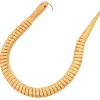 6-delige set: houten slangen - (L)48,5 cm