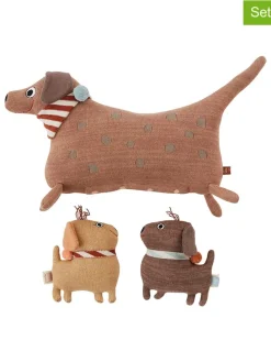 3-delige set: knuffeldieren "Hunsi Dog With Two Puppies Coco & Max"