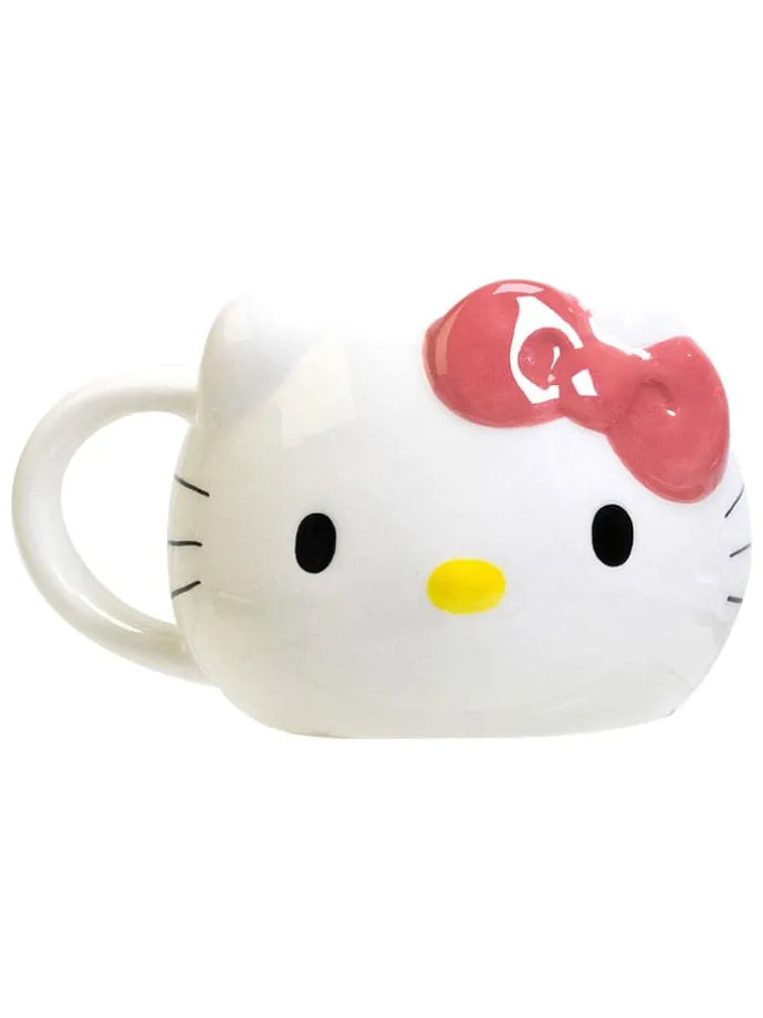 2-delige set: kop en sokken "Hello Kitty" wit/meerkleurig