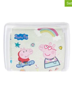 2-delige set: lunchboxen "Peppa Pig" wit/lichtroze - 1 l