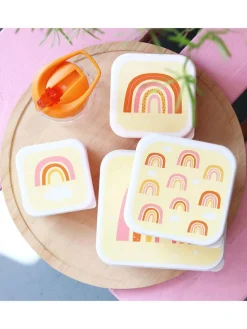 4-delige set: lunchboxen 