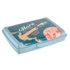 2-delige set: lunchboxen "Space Tour" lichtblauw/turquoise - 500 ml