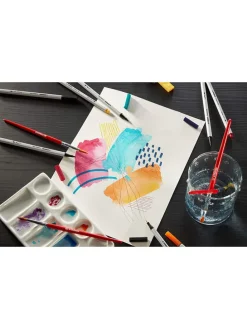10-delige set: multiliner ''STABILO Creative Tips ARTY'' zwart - 2 x 5 stuks